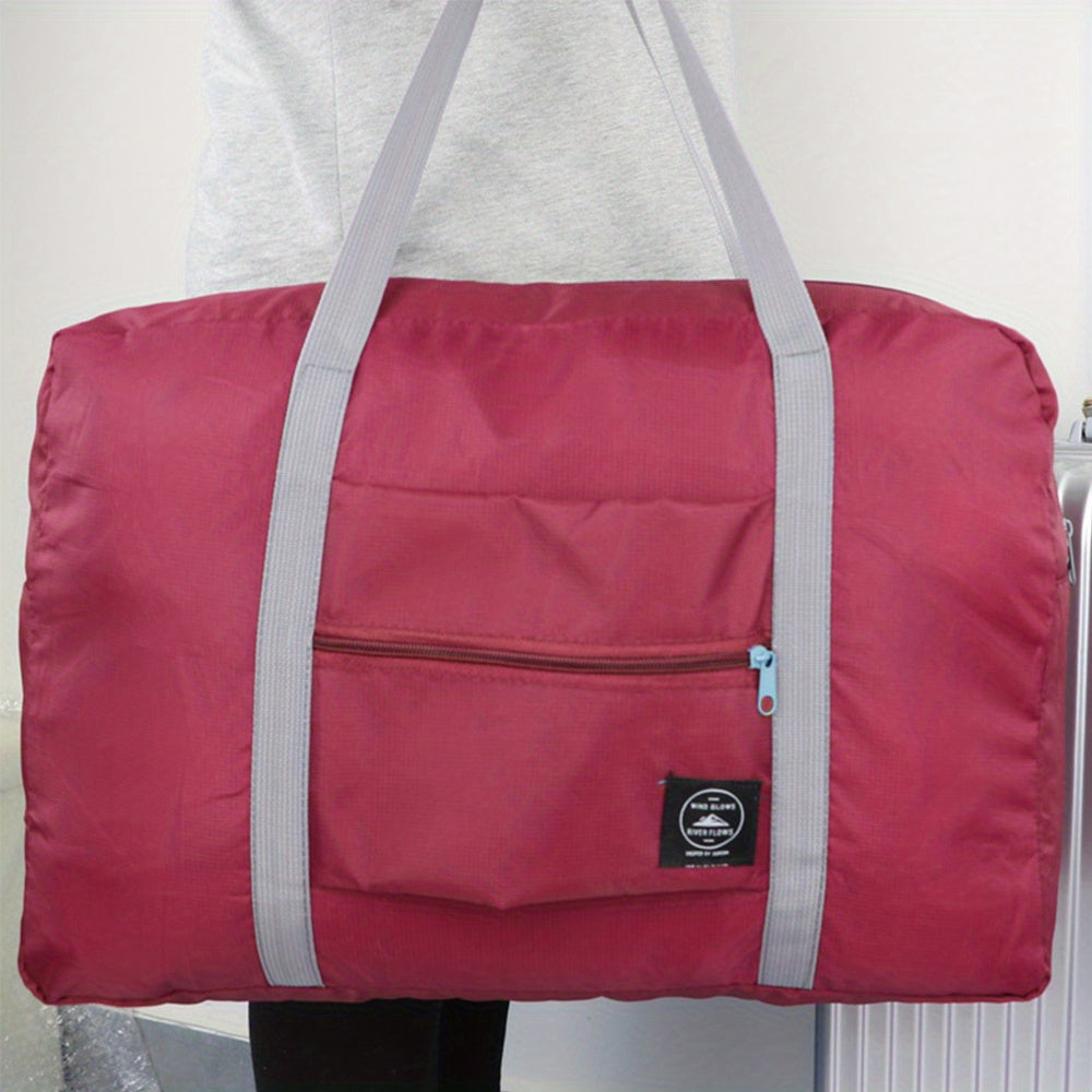 Large Capacity Carry on Bag with Zipper, Durable Weekender Gym Bag