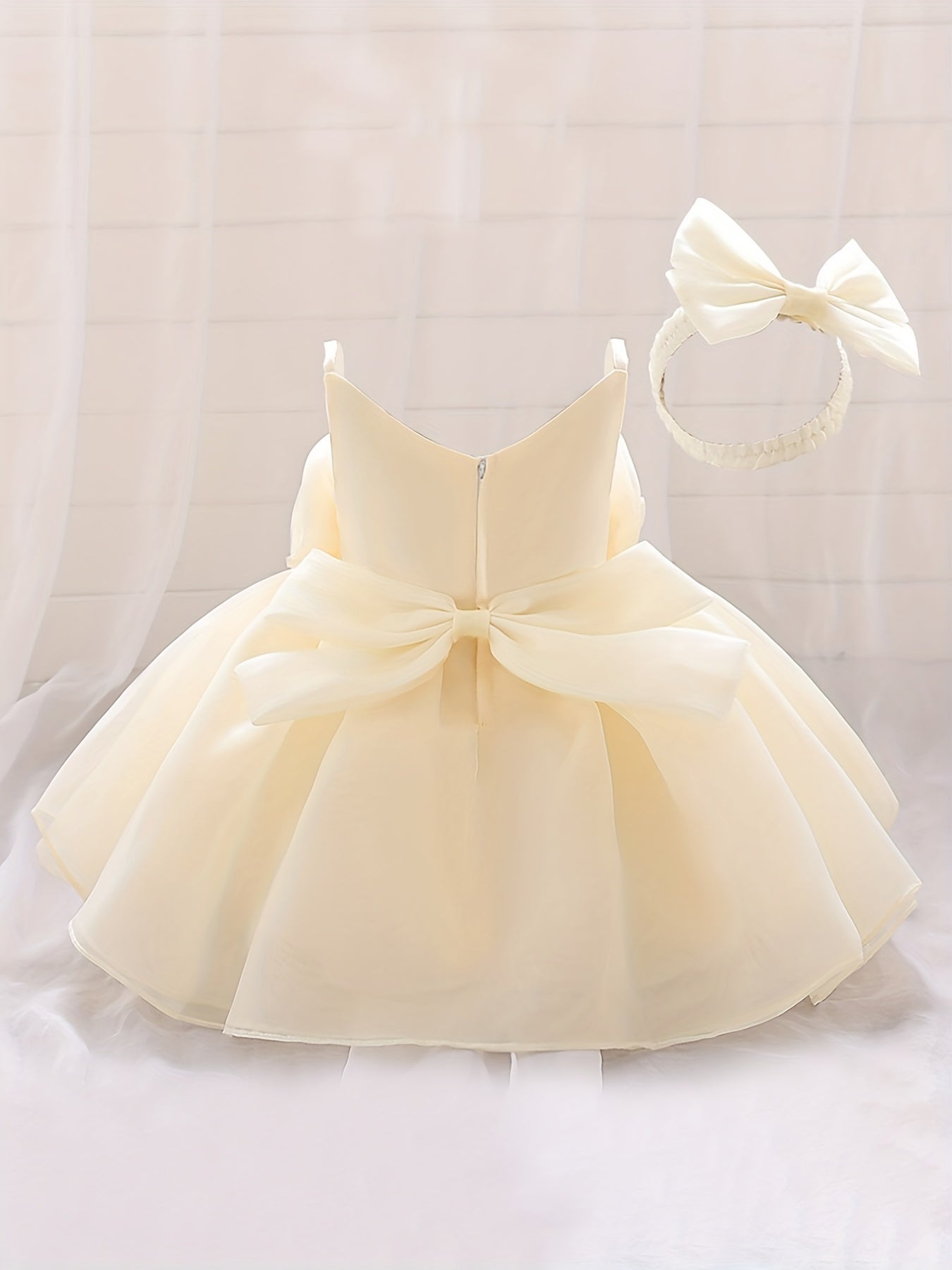 Mesh Puffy Princess Dress for Baby Girls