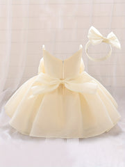 Mesh Puffy Princess Dress for Baby Girls