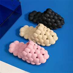 Lychee Bubble Slippers for Girls Non Slip Lightweight Open Toe Slippers