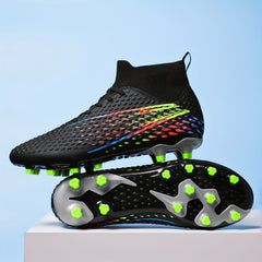 Boy's High Top Non Slip Football Cleat With Spikes
