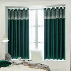 1pc Lace Shading Curtains For Living Room Bedroom Indoor Sunshades