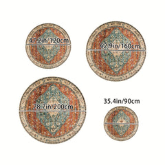 Boho Tribal Area Rug Soft Living Room Mat Vintage Washable Indoor Floor Carpet
