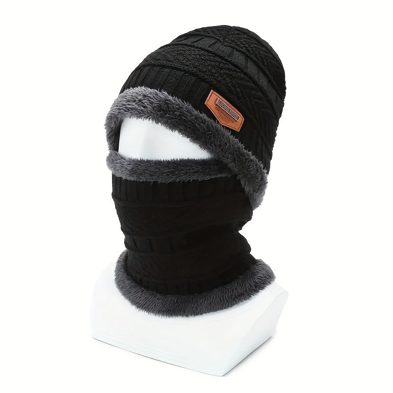 Warm Hats With Scarves for Outdoor Sports Men's & Women's