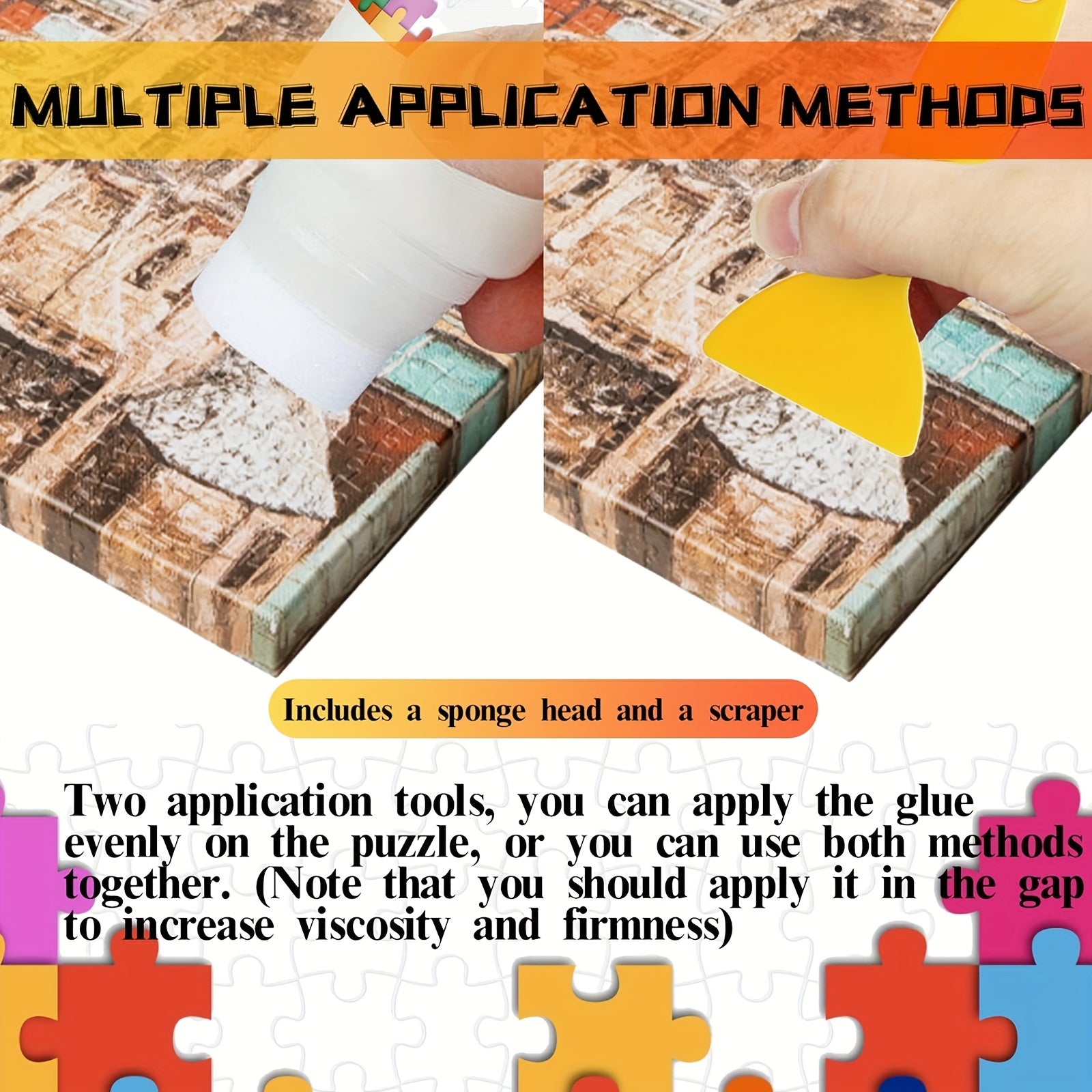 Water Soluble Puzzle Glue 200ml Transparent Non Toxic Quick Drying