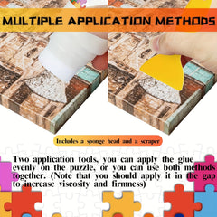 Water Soluble Puzzle Glue 200ml Transparent Non Toxic Quick Drying