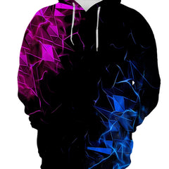 Men's Loose Fire Pattern Hoodie With Pockets - Stylish & Comfortable