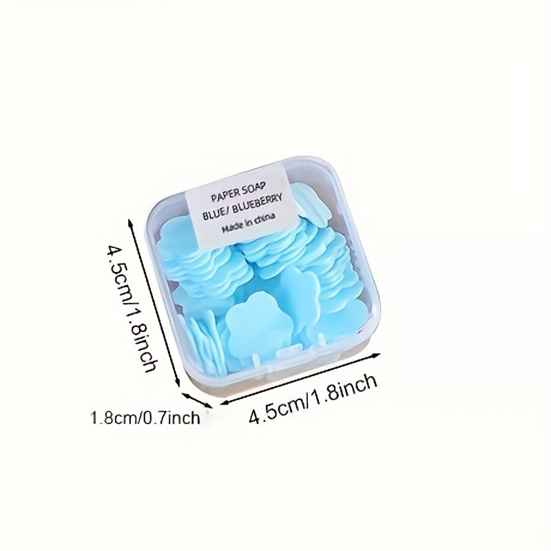 3pcs Portable Disposable Hand Washing Soap Flakes for Outdoor Camping Travel