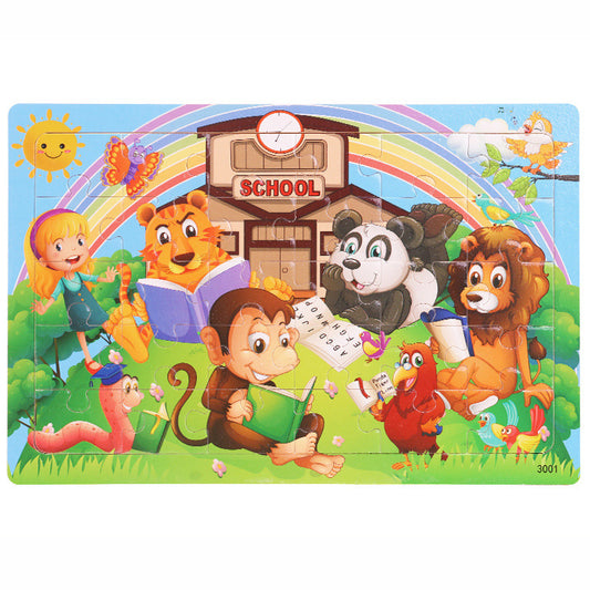 Wooden Jigsaw Puzzles for Kids - Educational Toys for Early Learning