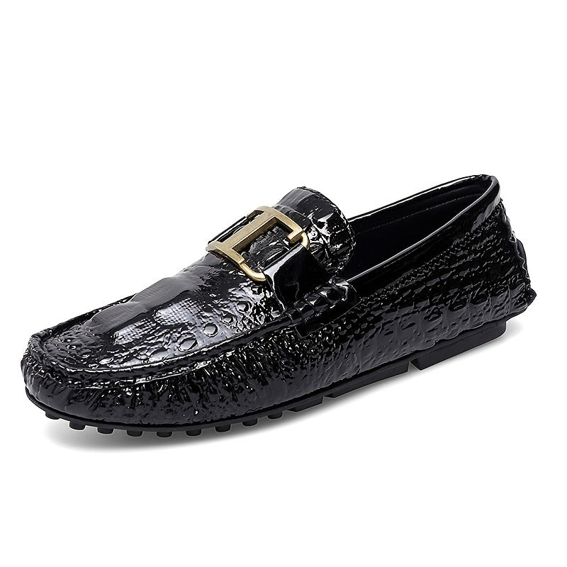 Metal Buckled Loafers Anti slip Casual Shoes