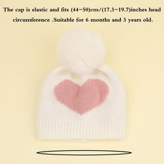 Lightweight Kids Knit Hat Women 6 Months-3 Years Washable