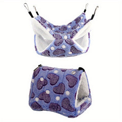 Cozy Double Layer Hammock Sleeping Bag for Small Pets