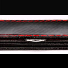 Red Mark Micfiber Carbon Fiber Leather Car Steering Wheel Cover