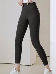 High Waist Cross Waist Back Seamless Leggings