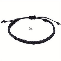 Girls Adjustable Braided Boho Style Bracelet Decorative Accessories
