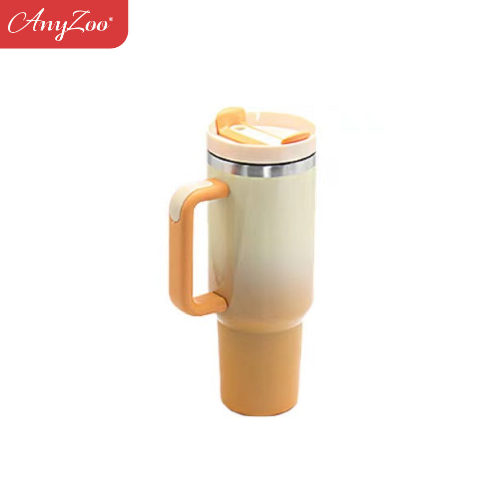 Anyzoo 40oz Gradient Contrast Water Bottle BPA Stainless Steel 100 Leak Proof