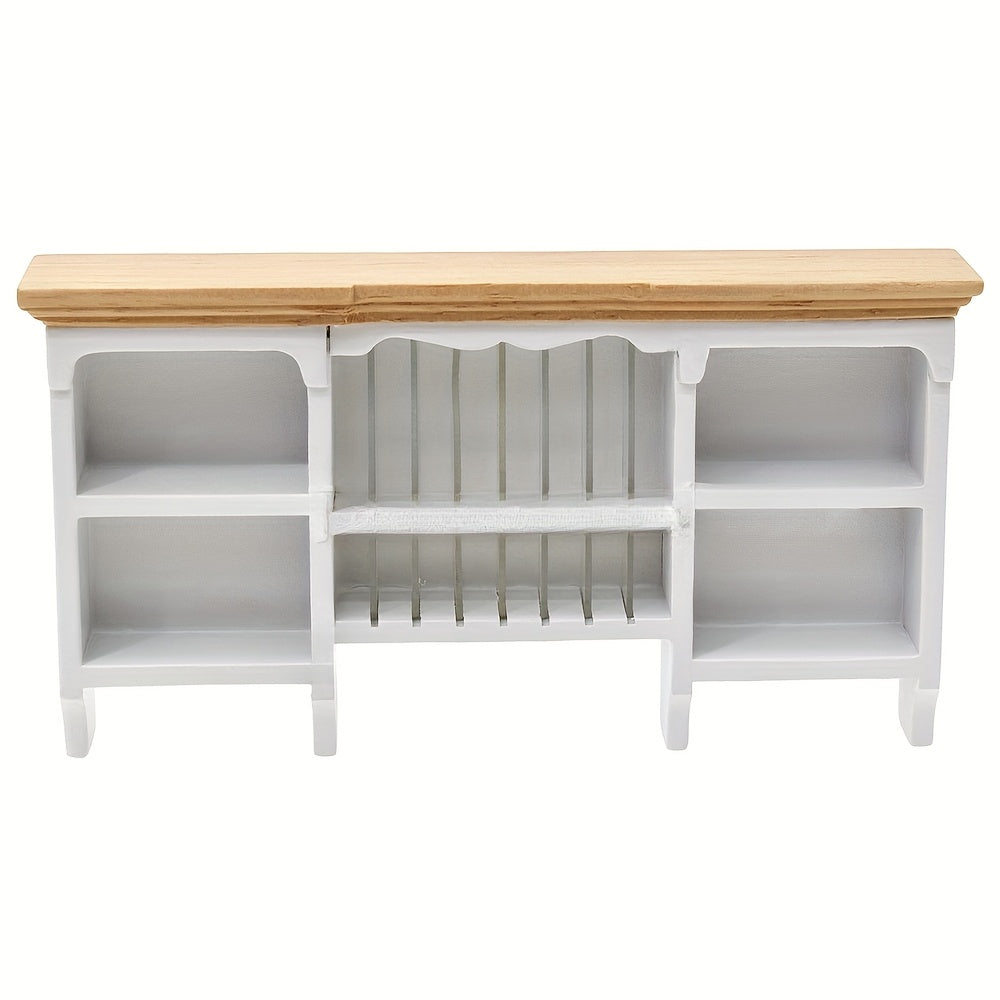 Dollhouse Wall Cabinet Hanging Cabinet Storage Toy House Furniture