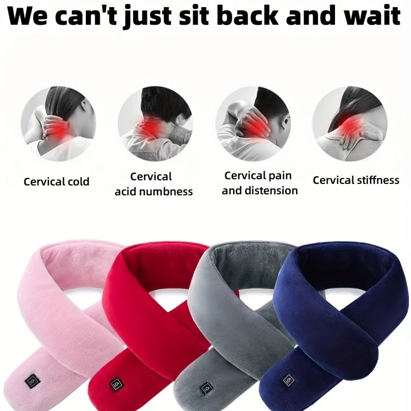 USB Charging Intelligent Heating Neck Scarf For Men And Women