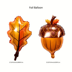 Fall Balloon Arch Thanksgiving Balloon Garland Kit Orange Brown Yellow