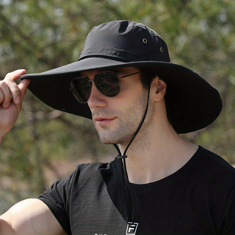 Unisex Large Brim Bucket Hat for Outdoor Activities