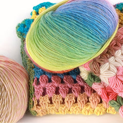 3pcs 50g Wool Rainbow Yarn Soft Knitting Iceland Multicolor Yarn