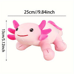 63 Inch Cartoon Axolotl Stuffed Toy Hexagonal Dinosaur Fish Stuffed Toy