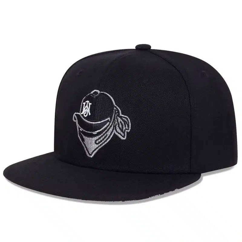 Men's Adjustable Flat Brim Hip Hop Hat