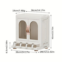 Kitchen Condiment Storage Cabinet Chopsticks Holder Countertop Seasoning Rack