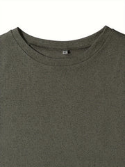Solid Button Decor Long Sleeve Knit Top