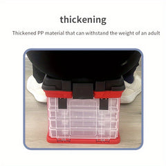 Large 4-Layer Storage Box for Fishing Tackle