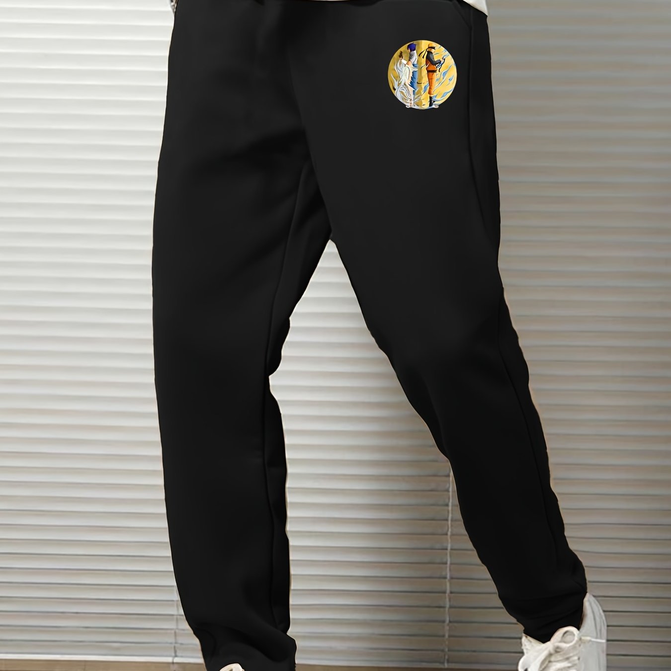 Cartoon Pattern Sweatpants Men's Casual Stylish Jogger Pants