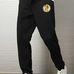 Cartoon Pattern Sweatpants Men's Casual Stylish Jogger Pants