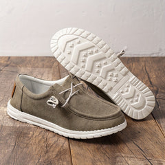 Men's Lightweight Loafer Shoes with Shoelaces