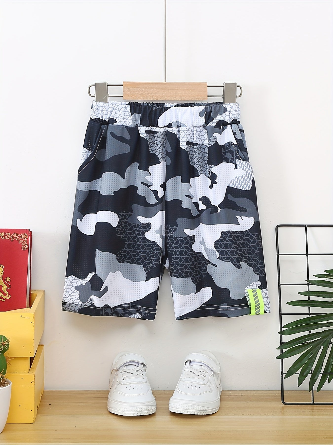 Boys Camo Shorts Comfortable Breathable for Summer