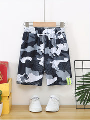 Boys Camo Shorts Comfortable Breathable for Summer