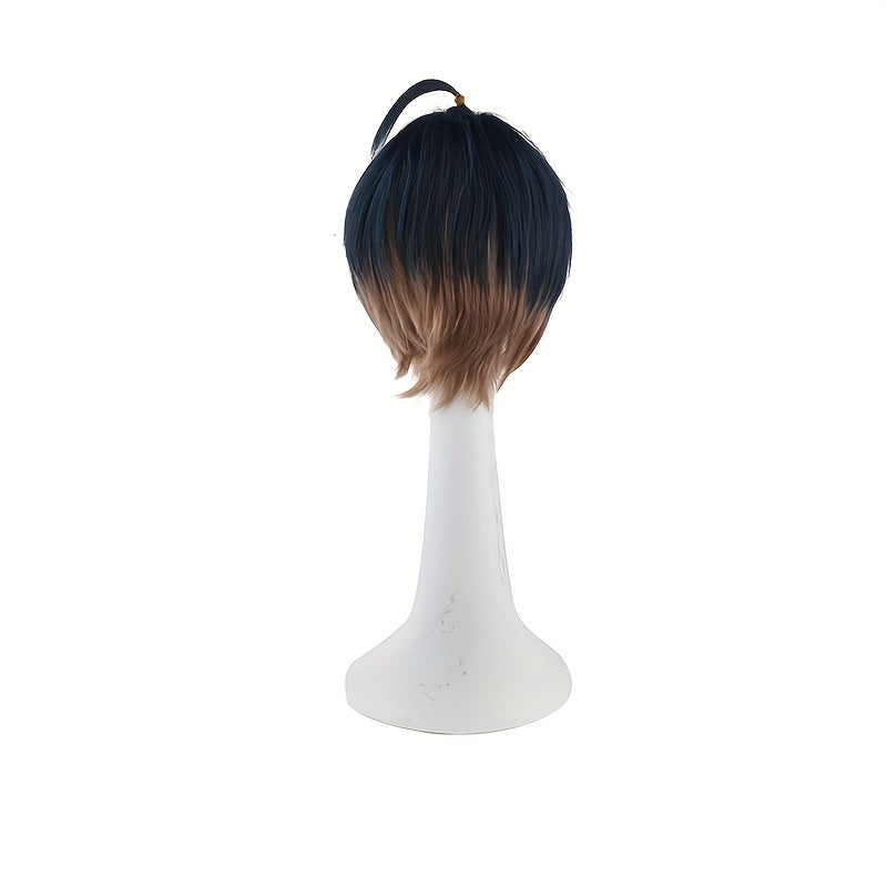 12inch 30 And Gradient Men's Anime Cosplay Wig