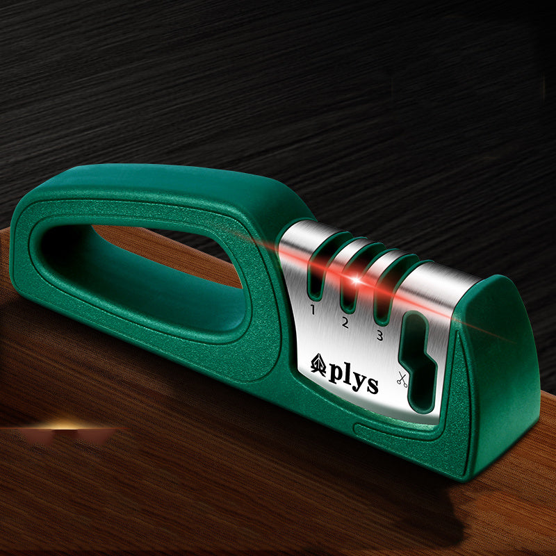3 Stage Pro Scissor Sharpener Sharpen & Polish Dull Blades