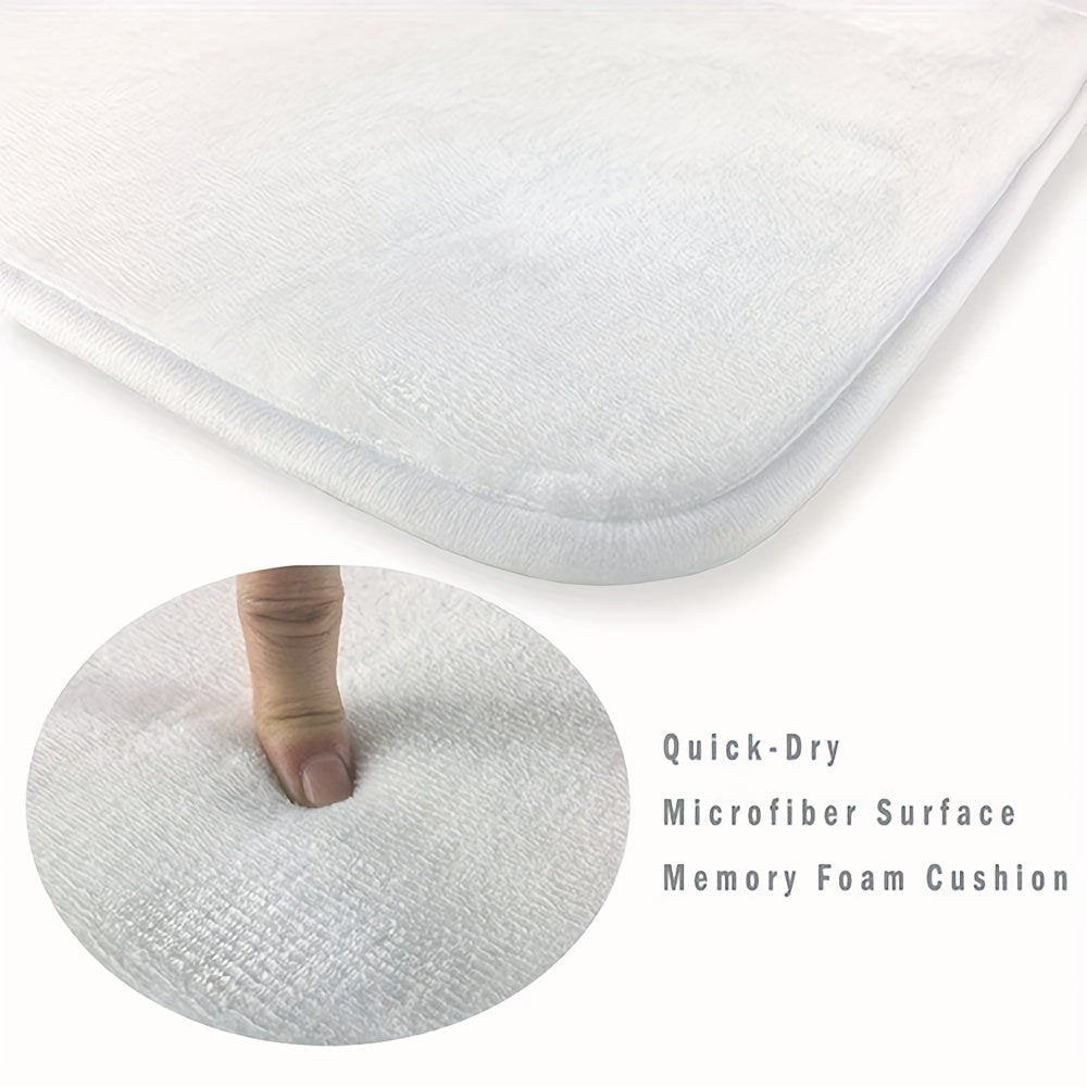 Soft Sponge Floor Mat Vintage Persian Kitchen Rug Quick Dry Absorbent