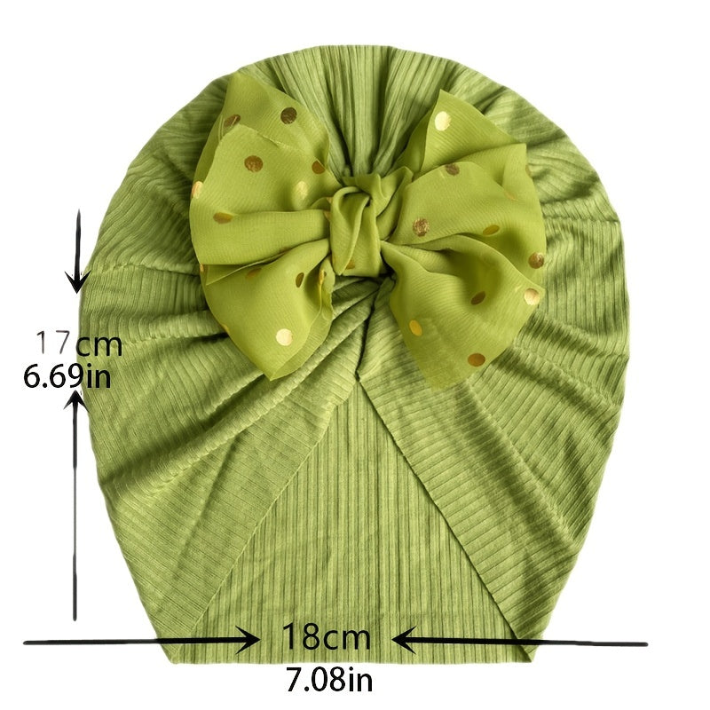 Baby Cap Breathable Bow Hair Ornament Cap