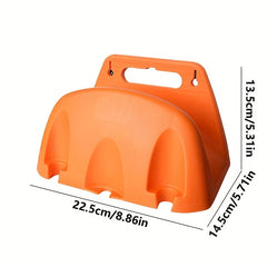 Wall Mounted Garden Hose Pipe Hanger Holder Bracket Storage Shed Fence Metal