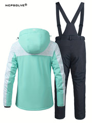 Women's Windproof Ski Set Jacket & Trouser Suit