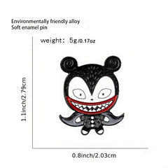 Enamel Cowboy Badge Funny Brooch For Clothes Bag