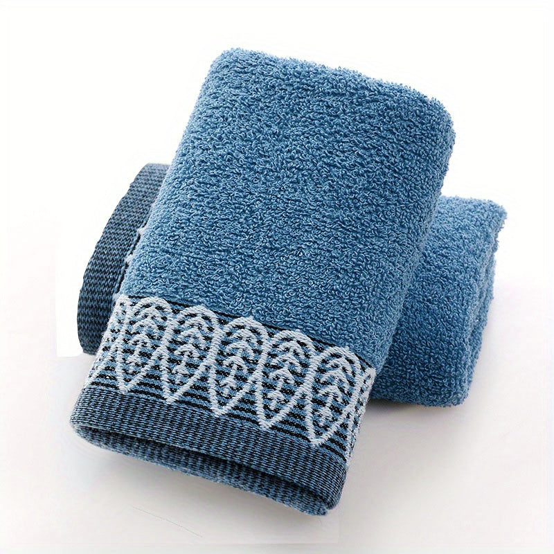 Leaf Pattern Hand Towel Soft Skin-friendly Face Towel Thick Reusable Hand Towels