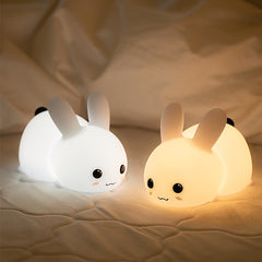 Rechargeable Rabbit Silicone Night Light for Baby Feeding