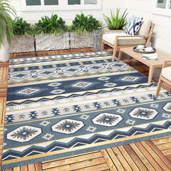 Waterproof Non Slip Indoor Outdoor Rug for Camper RV Patio