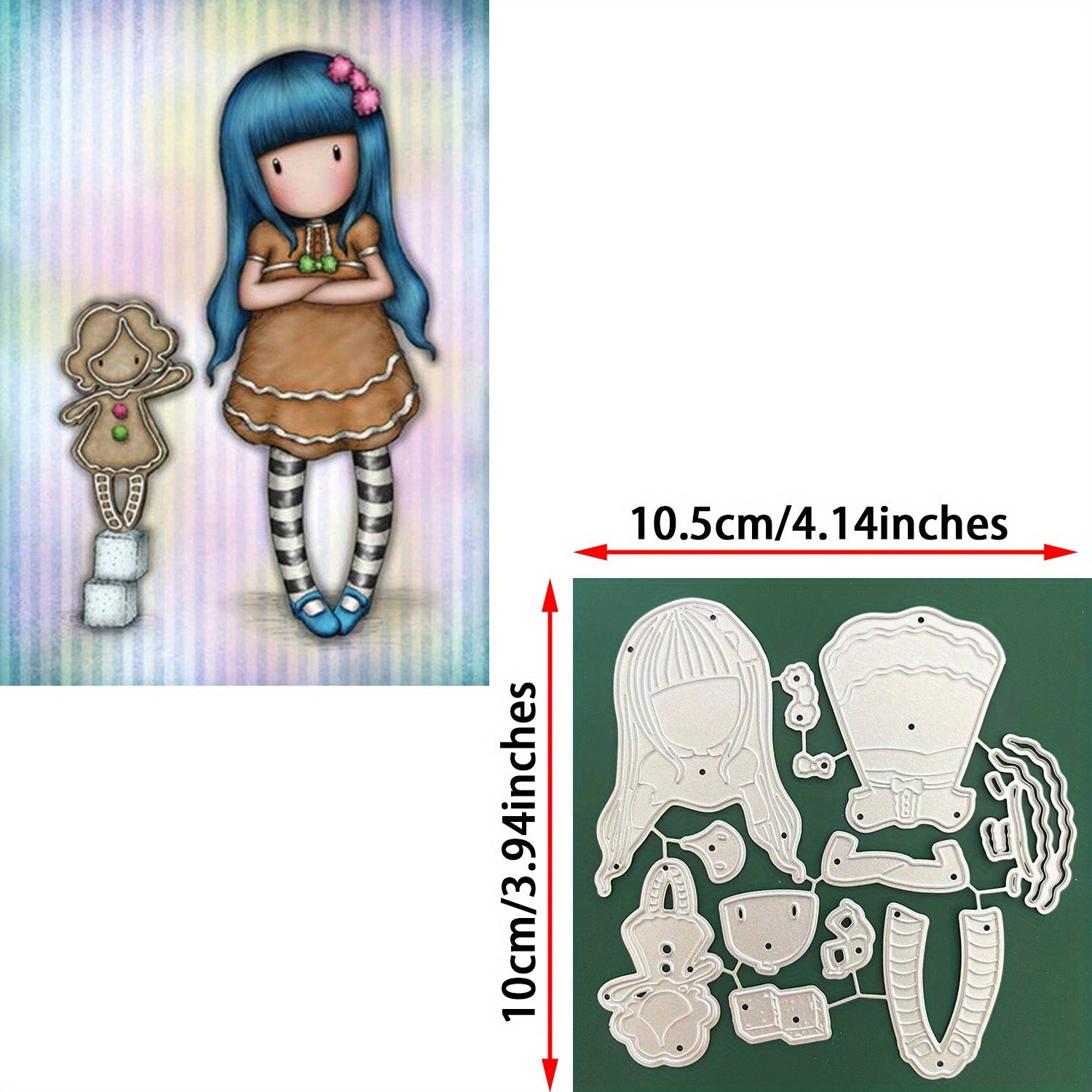 Princess Character Metal Cutting Dies for DIY Scrapbooking