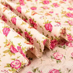 Cotton Linen Fabric Sewing Patchwork Tablecloth 19.6x27.5in