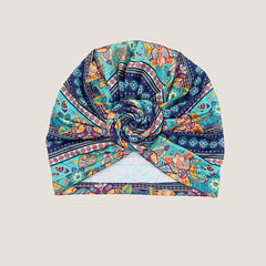 Pre-tied Print Turban Head Wrap Cap Head Wrap Print Scrunchie Turbans Beanie