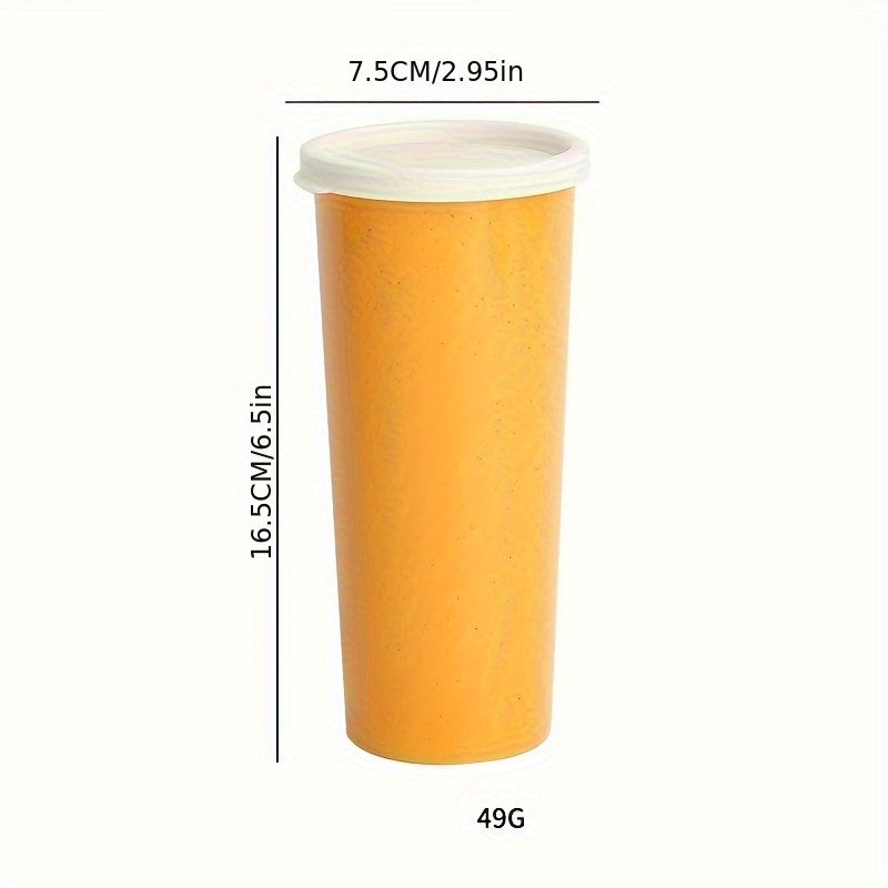Small Plastic Water Cup With Lid Single layer Handy Cup