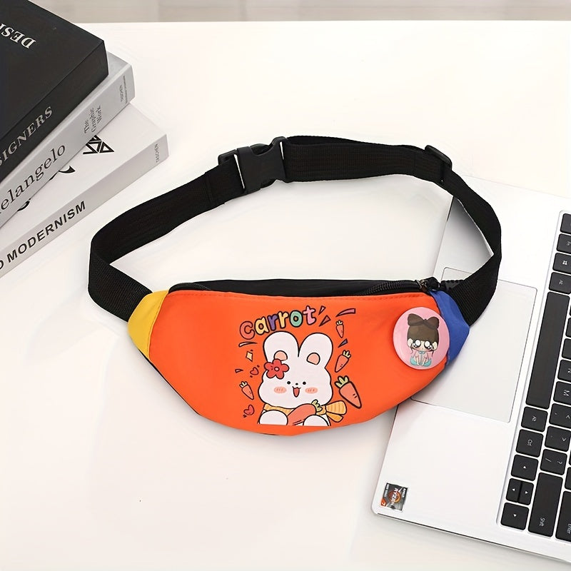 Kids Cartoon Rabbit Waist Bag for Girls